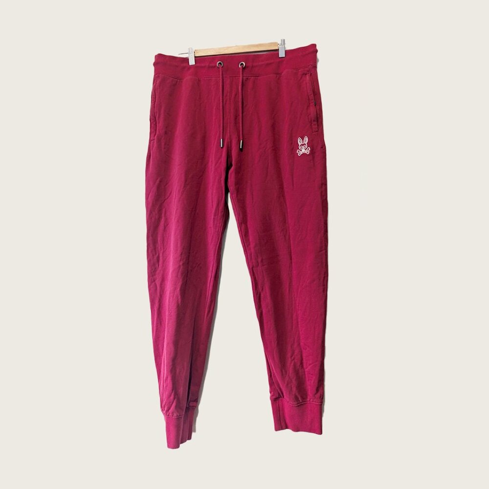 PSYCHO BUNNY - Red drawstring sweatpants - Sz XL